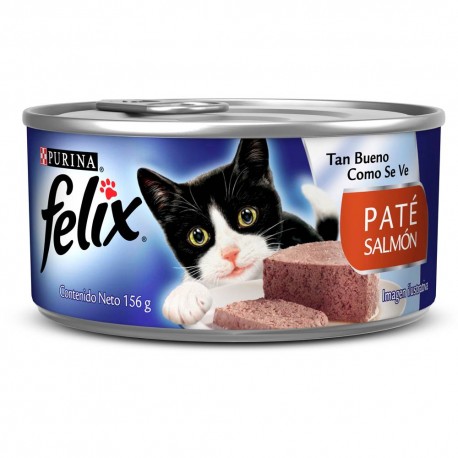 Felix pate  de salmón lata x 156 g