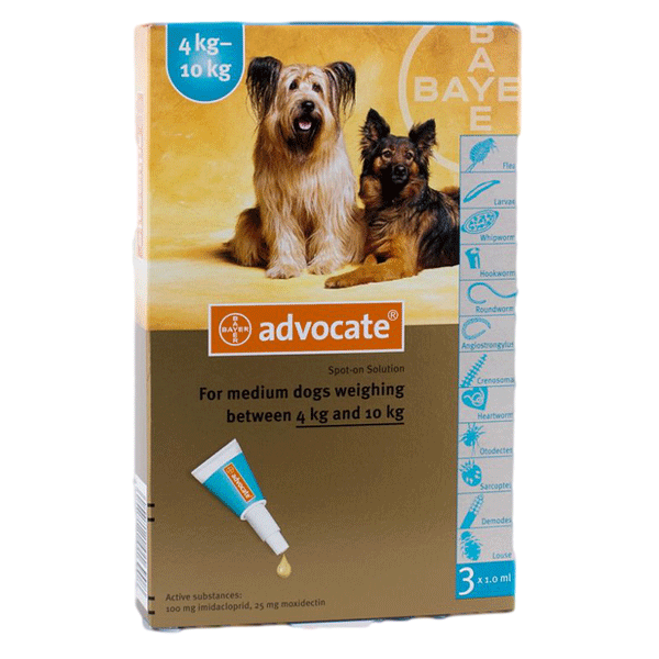 Advocate  5 - 10 kg Pipeta x 1 dosis 1.0 mL