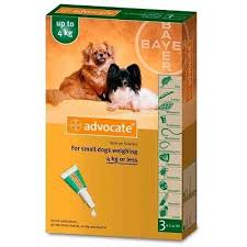 Advocate  1 - 4 kg Pipeta x 1 dosis 0.4 mL