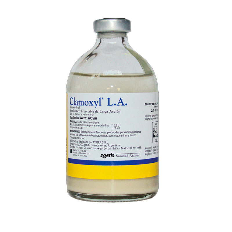 Clamoxil LA Frasco x 100 mL