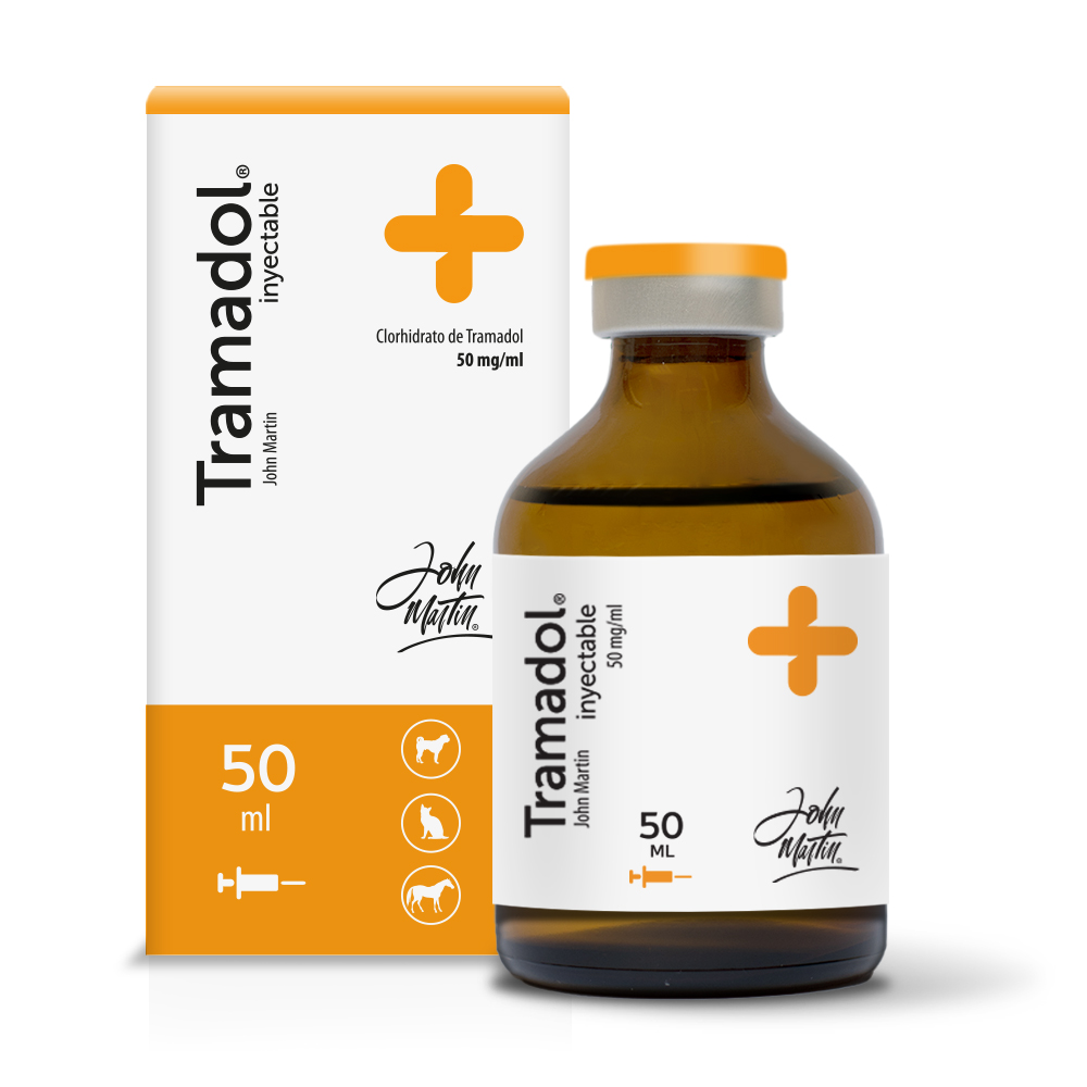 Tramadol John Martin inyectable fco x 50 mL