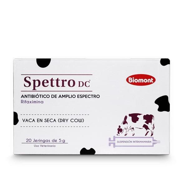 Spettro DC jeringa intramamaria para secado x unid