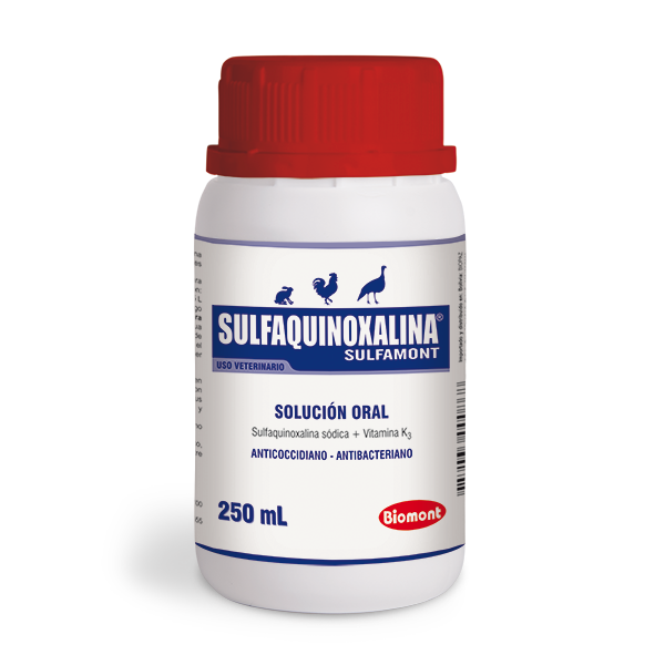 Sulfaquinoxalina fco x 250 mL