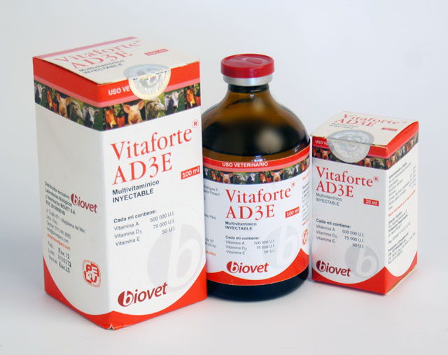 Vitaforte AD3E caja x 5 ampollas x 5 mL