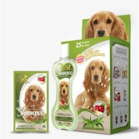 Shampoo Bioaviplex dog dermatológico caja x 25 sachet x 30 mL