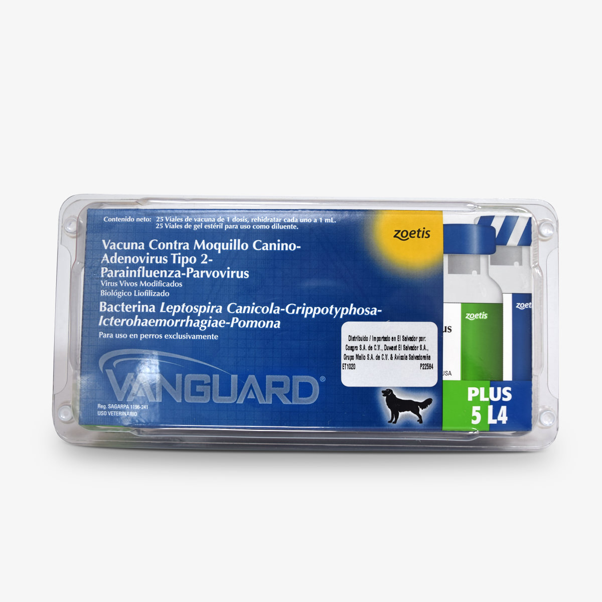 Vanguard plus 5-L4 (quintuple) caja x 25 dosis