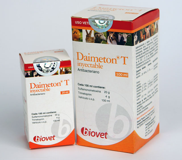 Daimeton inyectable frasco x 100 mL