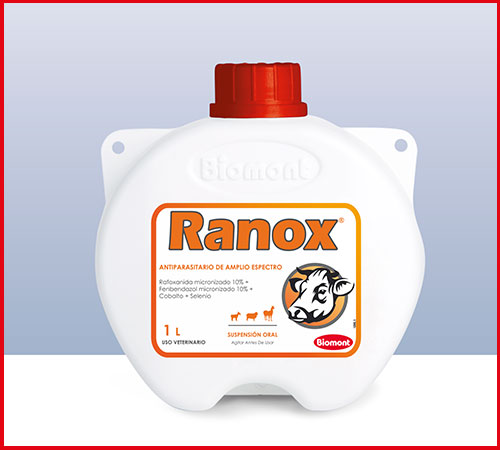 Ranox (Rafoxanide + Febendazol) frasco x lt