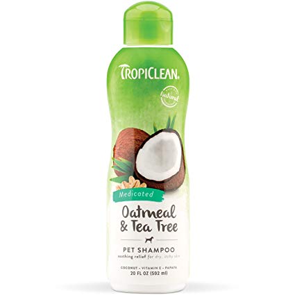Tropiclean Shampoo Avena y te (medicado) frasco x 592 mL