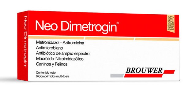 Neo Dimetrogin caja x 6 comprimidos metronidazol + Azitromicina