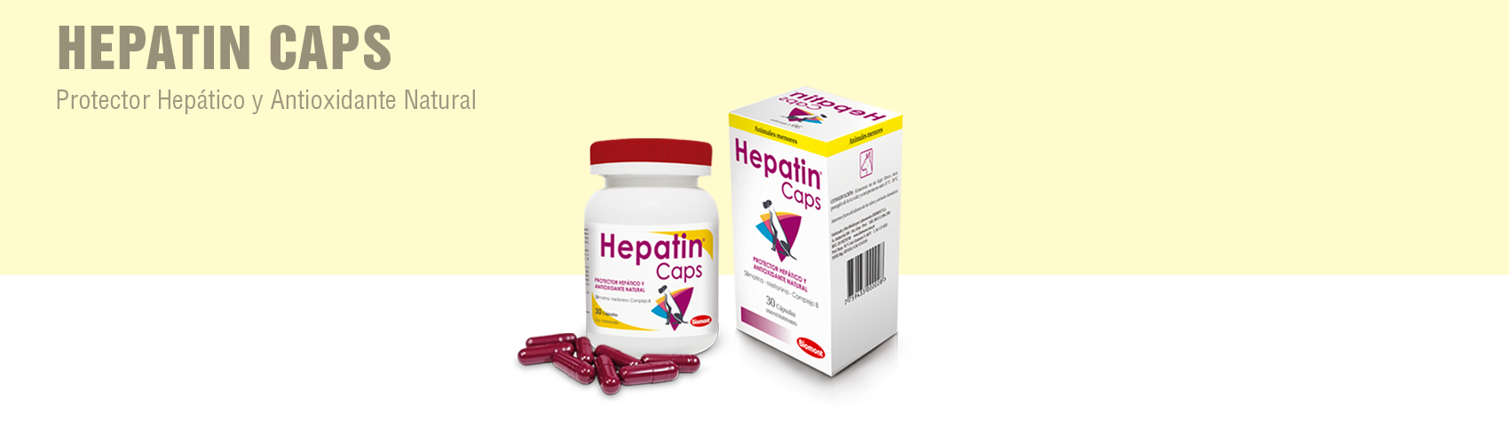 Hepatin capsulas frasco x 30 unidades