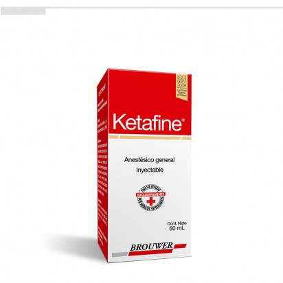 Ketafine 10 (ketamina) frasco x 50 mL 