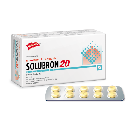 Solubron 20 mg caja x 30 comprimidos