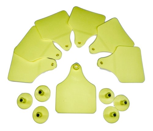 Aretes bovinos Maxi amarillos Dr. Leo x unidad