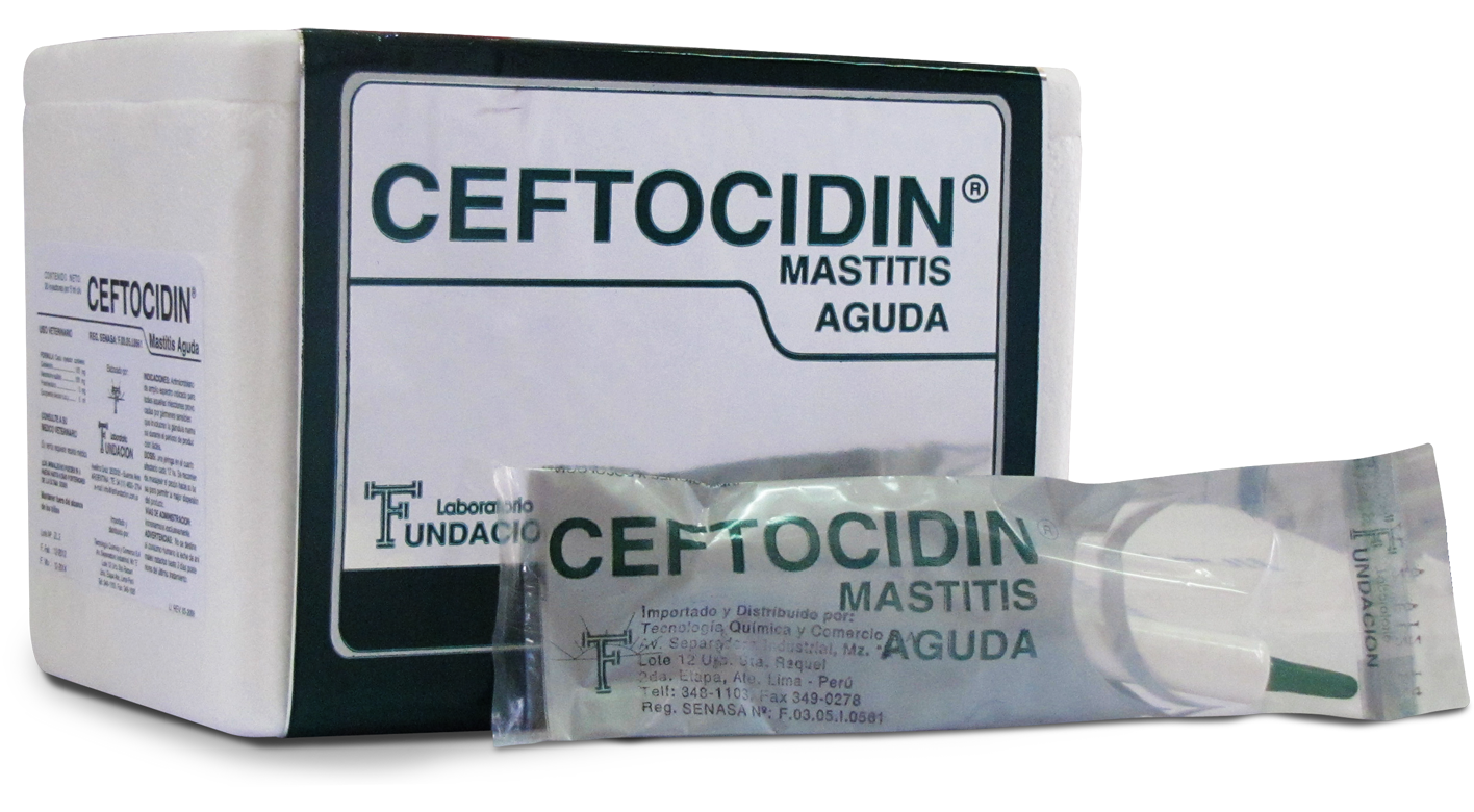 Ceftocidin Mastitis jeringa x unidad