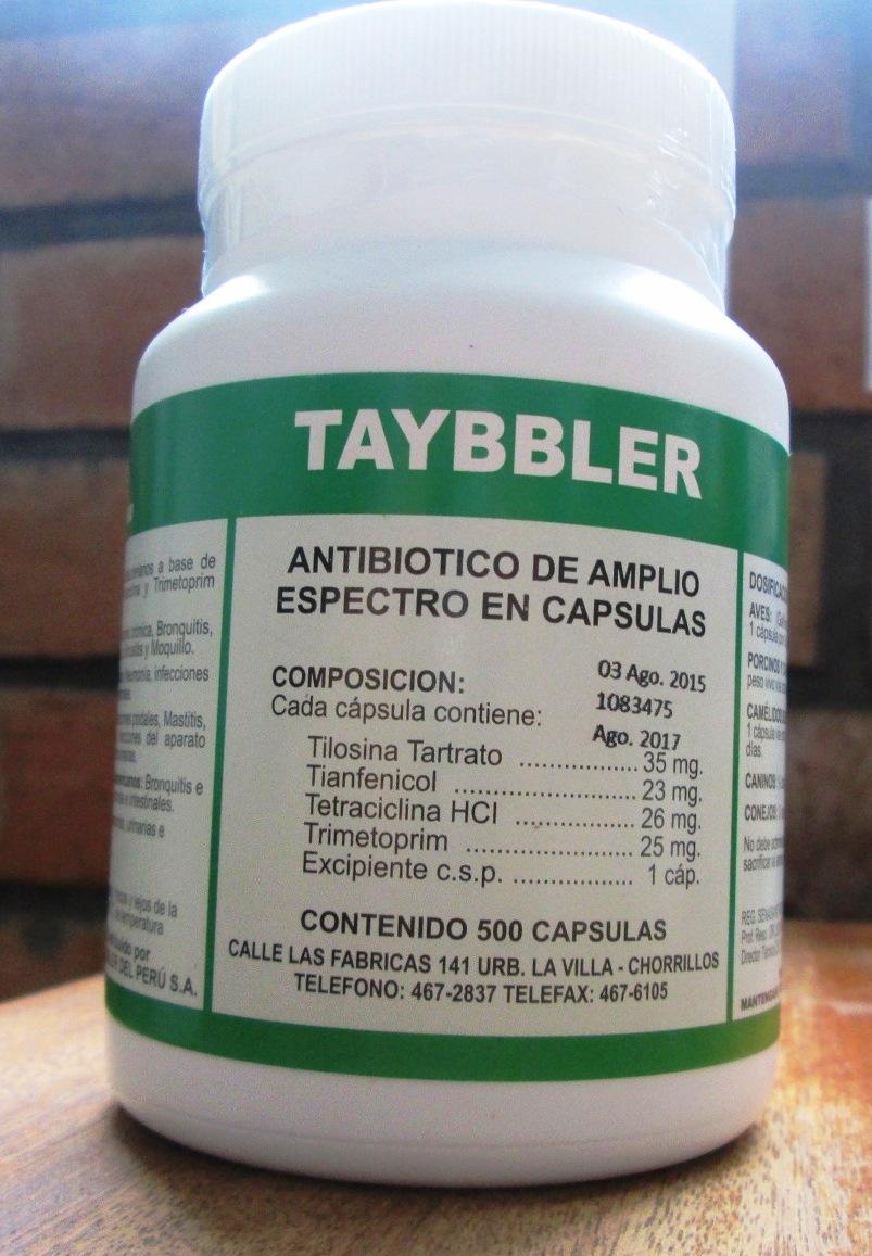 Taybbler Capsulas frasco x 100 unidades