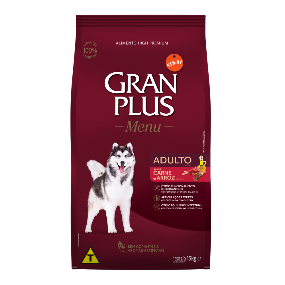Gran Plus adulto carne y arroz saco x 20 kg