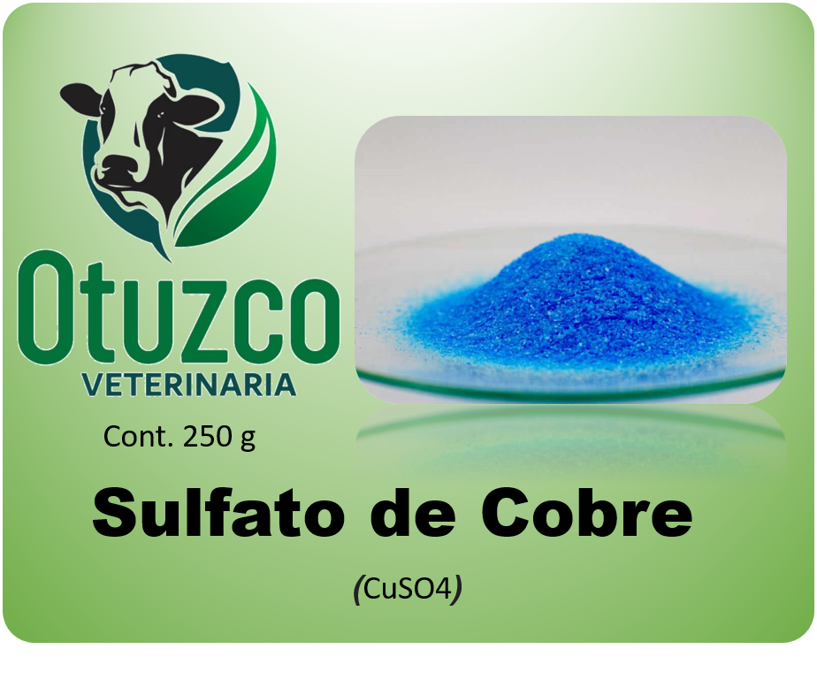 Sulfato de Cobre bolsa x 250 g