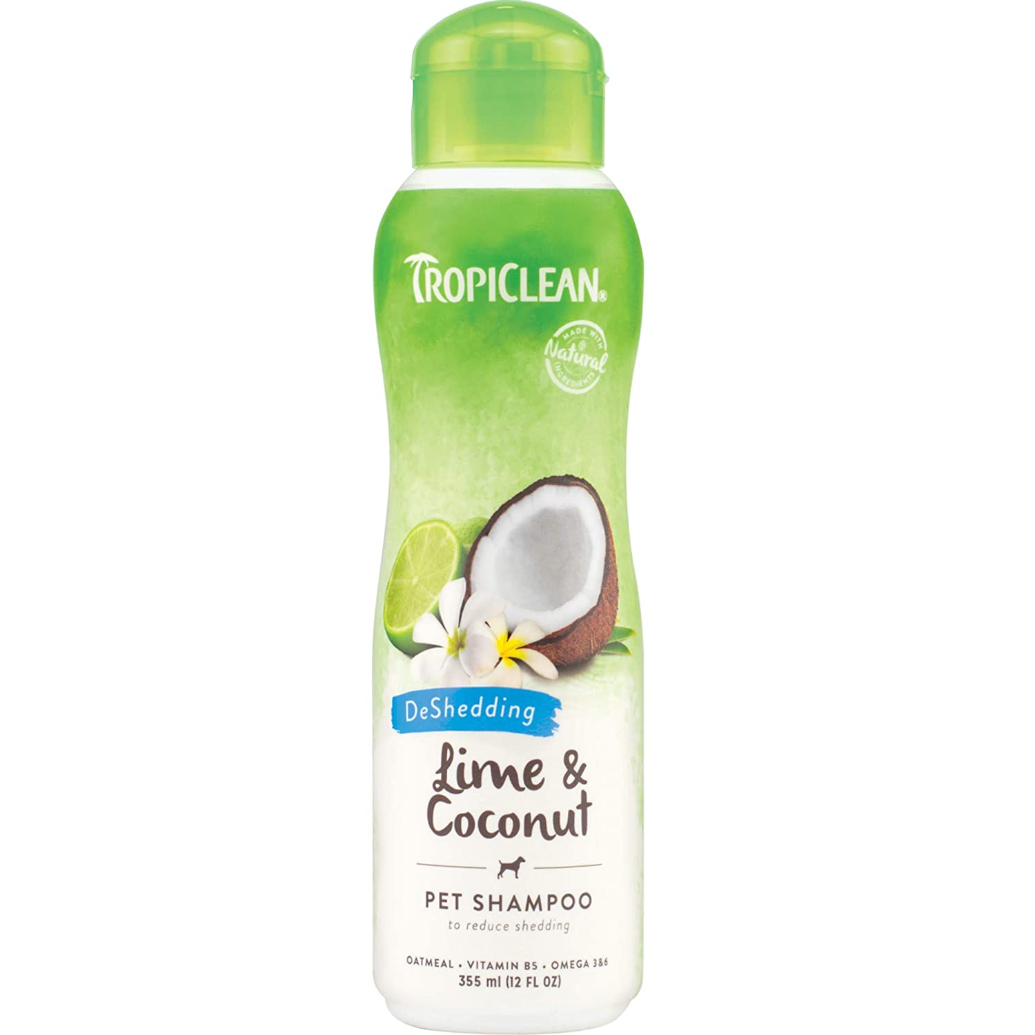 Tropiclean Shampoo Lime & Coconut (DeShedding) frasco x 592 mL