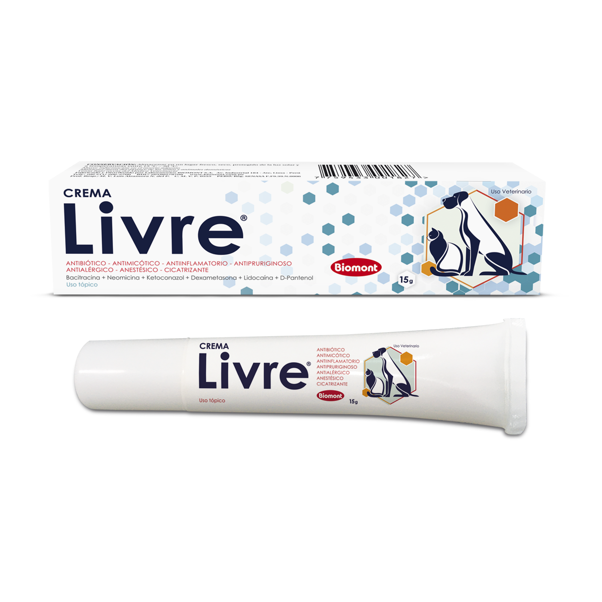 Livre crema topica tubo x 15 g 