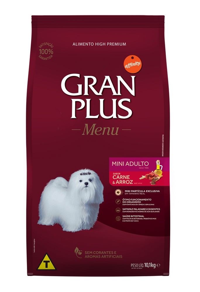 Gran Plus adulto MINI carne y arroz saco x 15 kg