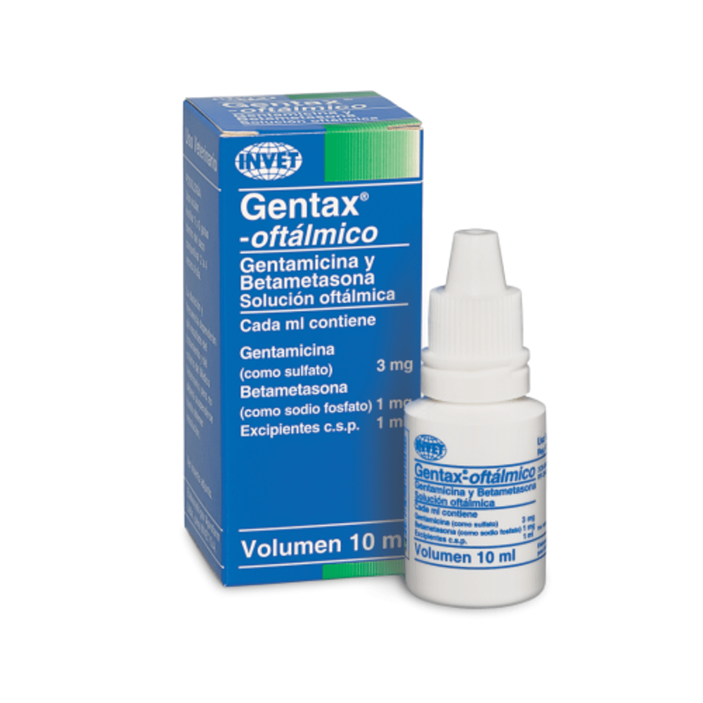 Gentax oftalmico gotero x 10 mL