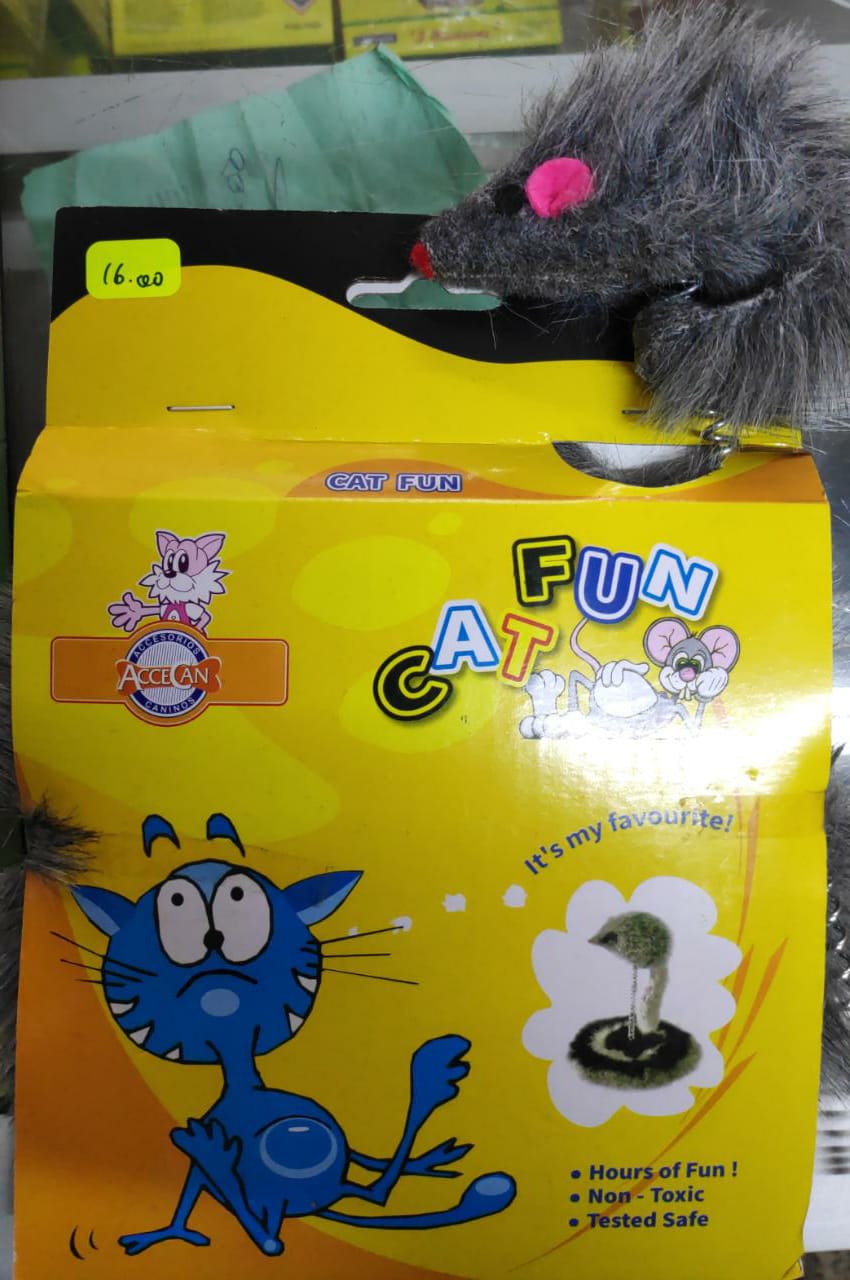 Juguete para gato con base de pieles (w2021) x unidad