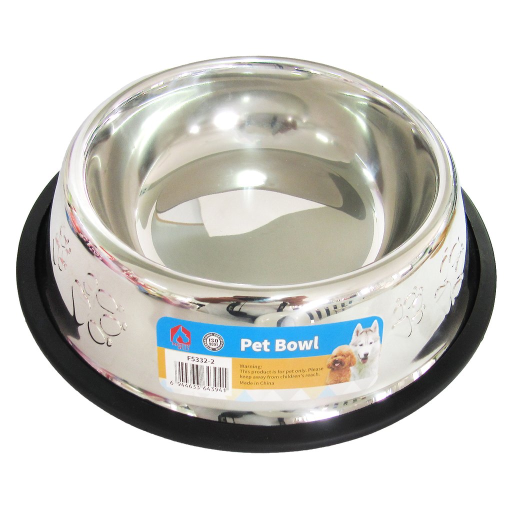 Plato de Acero inoxidable C huellitas F5332-3
