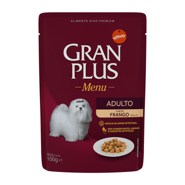 Gran plus sachet Perro adulto Pollo sobre x 100 g