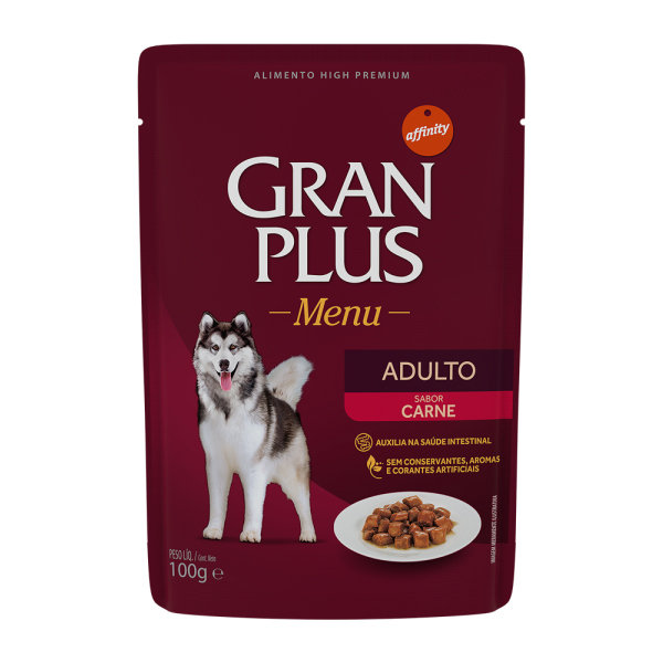 Gran plus sachet Perro adulto carne sobre x 100 g