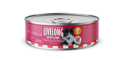 Livelong Gato delicias de carne lata x 156 g(748252145321)
