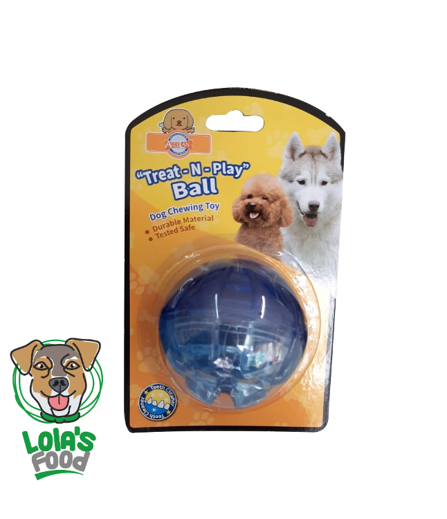 Juguete Pelota comedero azul (TR1000) x unidad