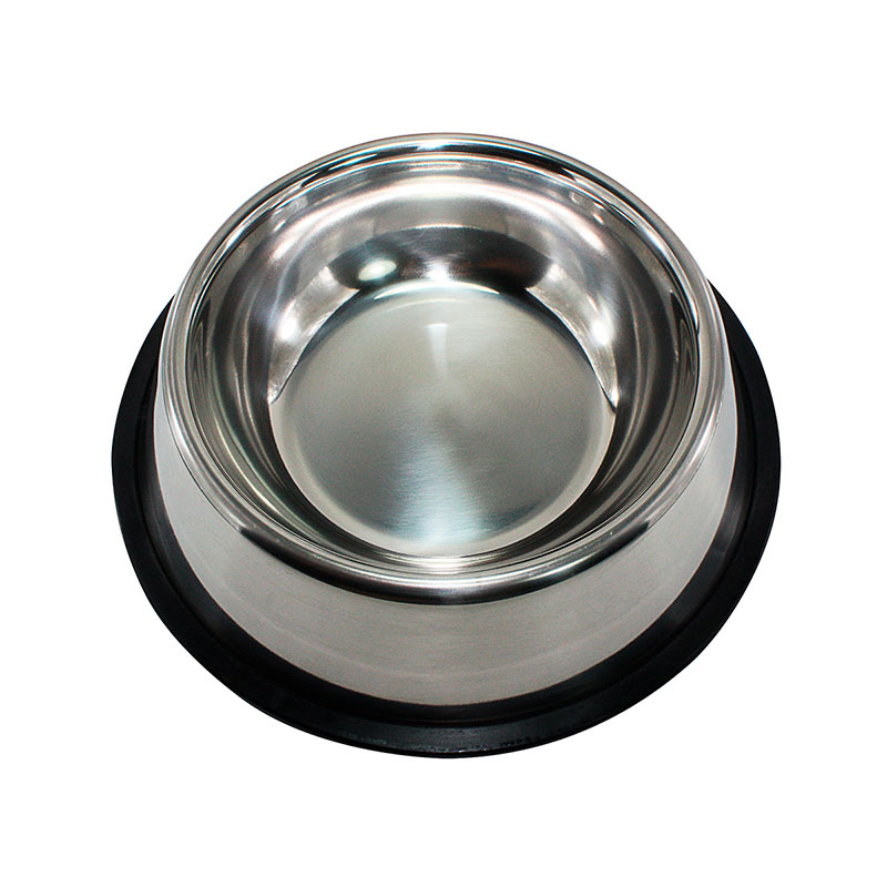 Plato de Acero mediano base jebe (FP9011C-22) x unidad