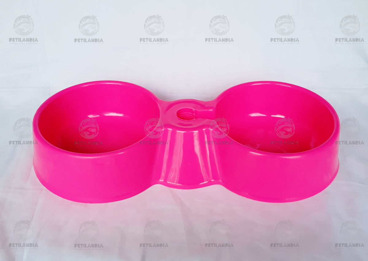 Plato doble plástico autorrellenable  grande (2000400449537) x unidad