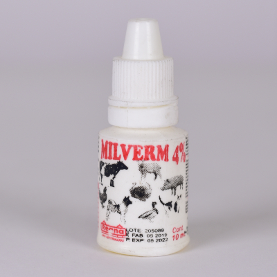 Milver 4% (levamisol) gotero x 10 mL