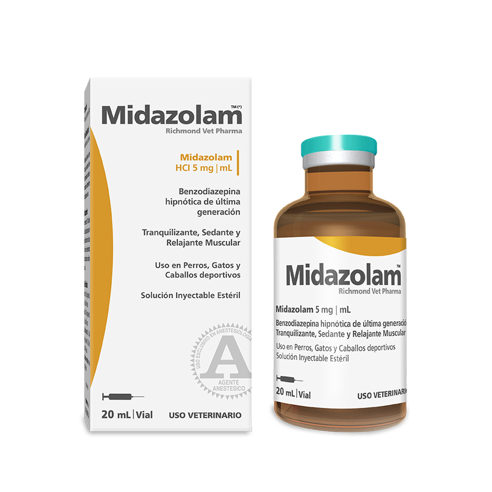 MIDAZOLAM RICHMOND frasco x 20 mL