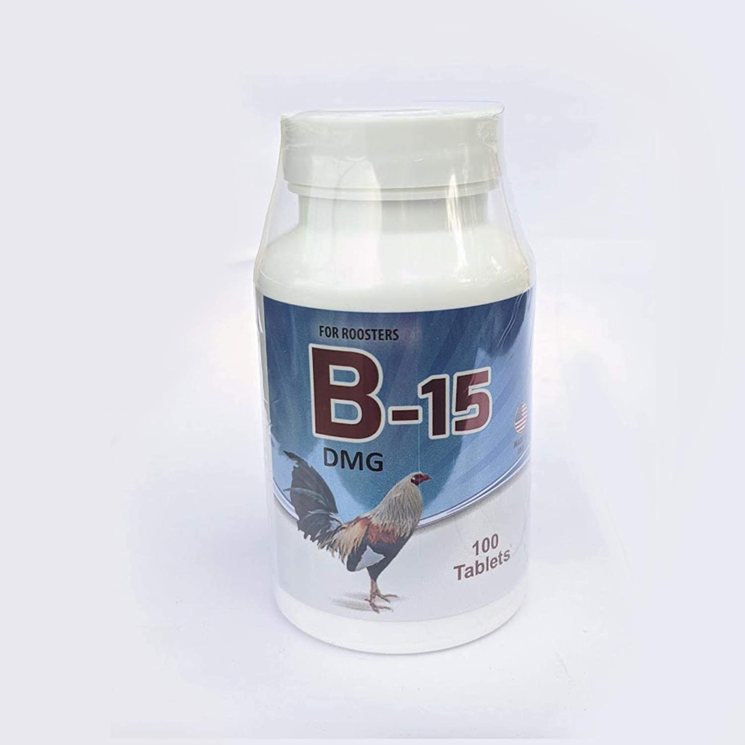 B-15 DMG (vitamina b15 para gallos de combate) pote x 100 tabletas