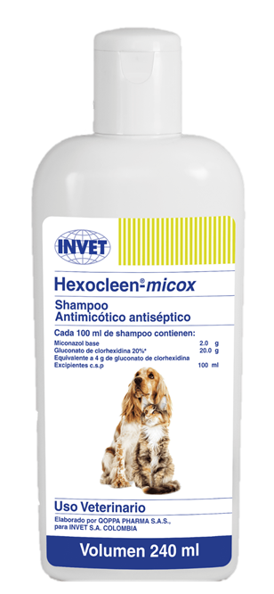 Hexocleen - Micox (Clorhexidina 2% + Miconazol) frasco x 240 mL