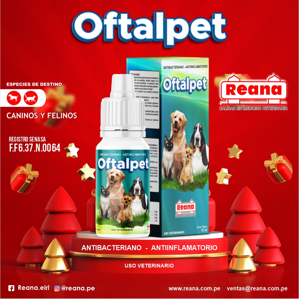 Oftalpet (Gentamicina + dexametasona + Lidocaína) gotero x 10 mL