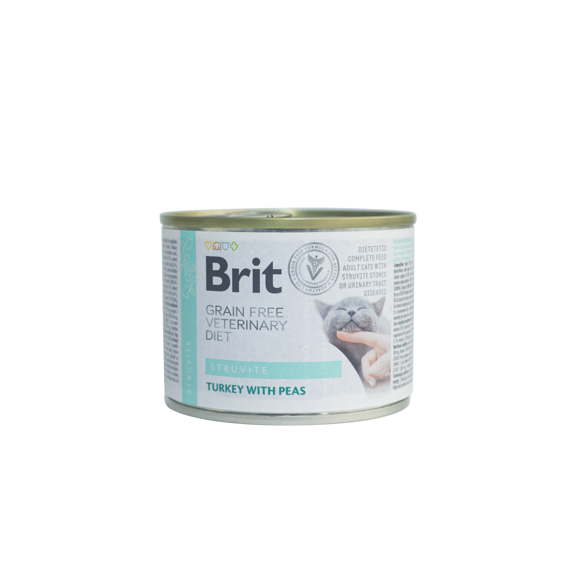 Brit GF Vet Diet CAT STRUVITE lata x 200 g