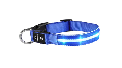Collar de Nylon luminoso talla L x unidad