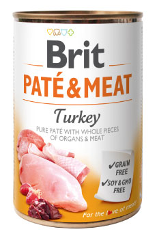 Brit PATE y MEAT Turkey lata x 400 g