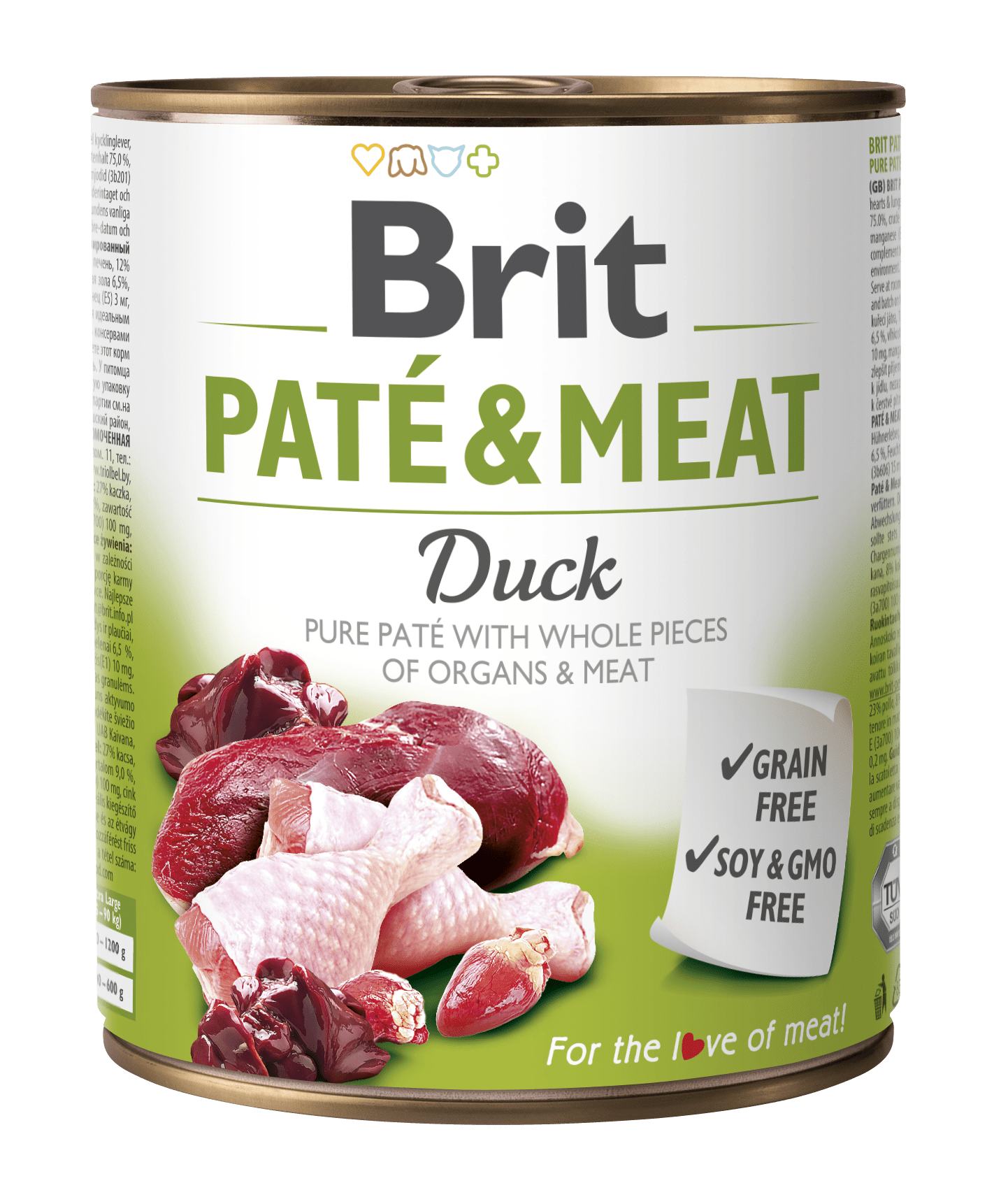 Brit PATE y MEAT Duck lata x 400 g 