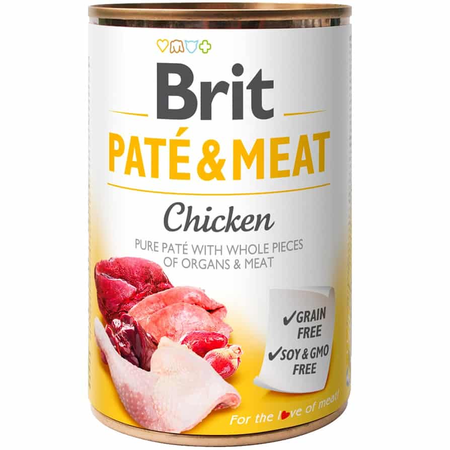 Brit PATE y MEAT Chiken lata x 400 g 