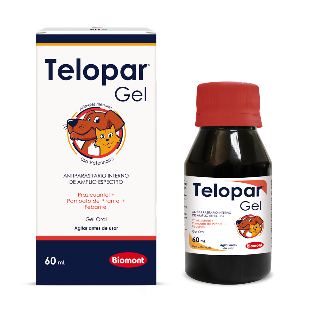 Telopar gel oral frasco x 60 mL