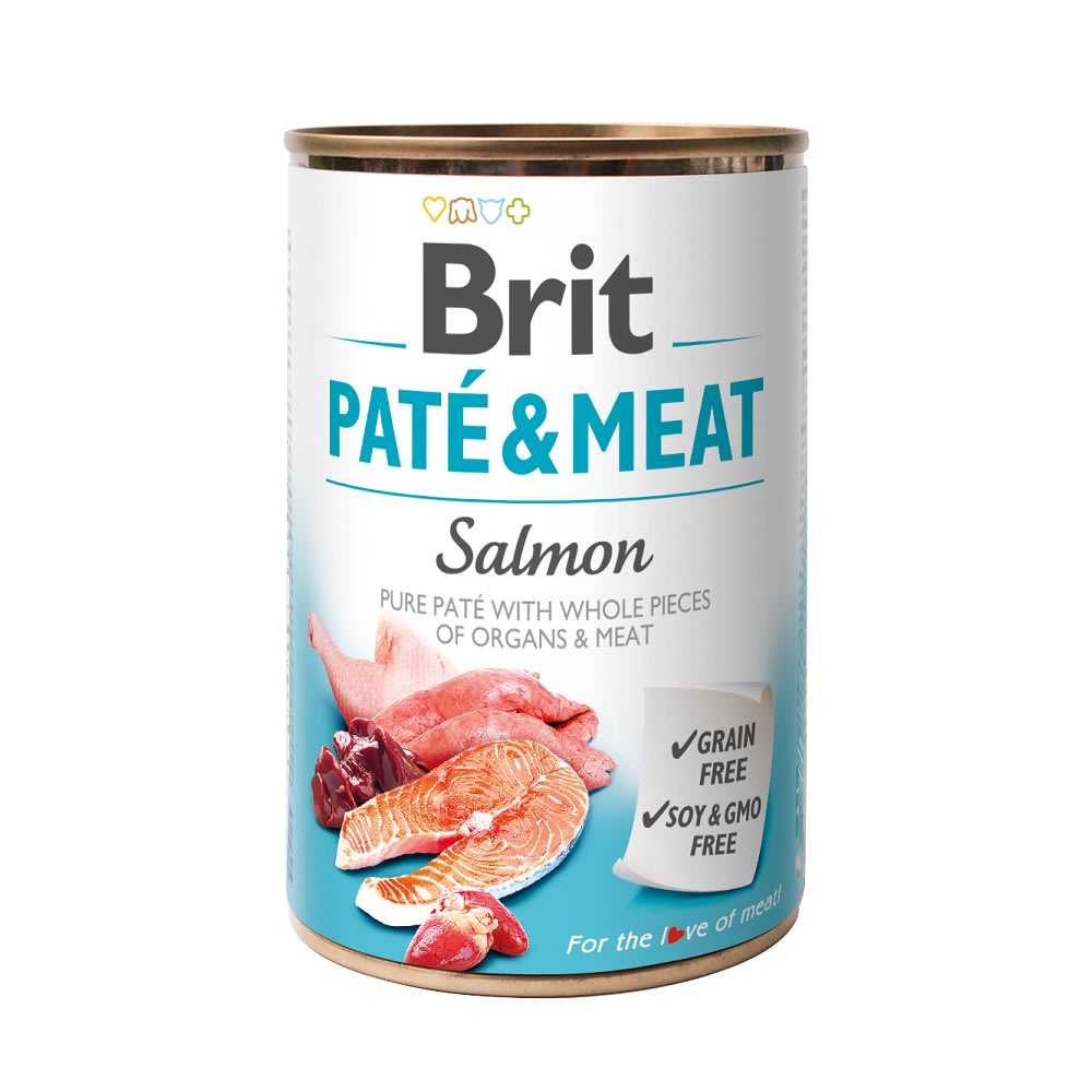 Brit PATE y MEAT Salmon lata x 800 g