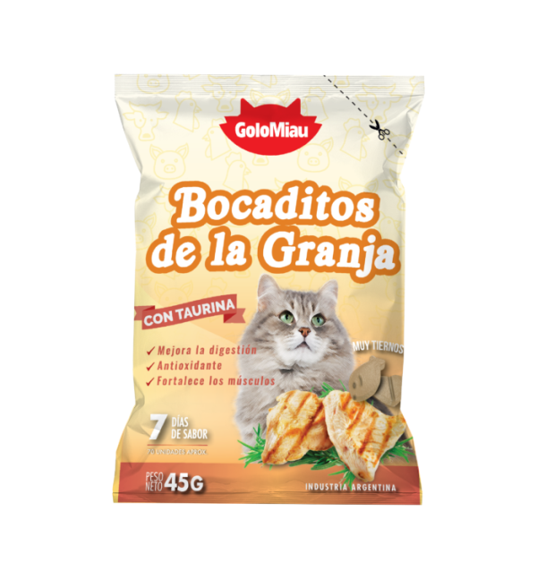 Golomiau Bocaditos de la Granja sobre x 45 g