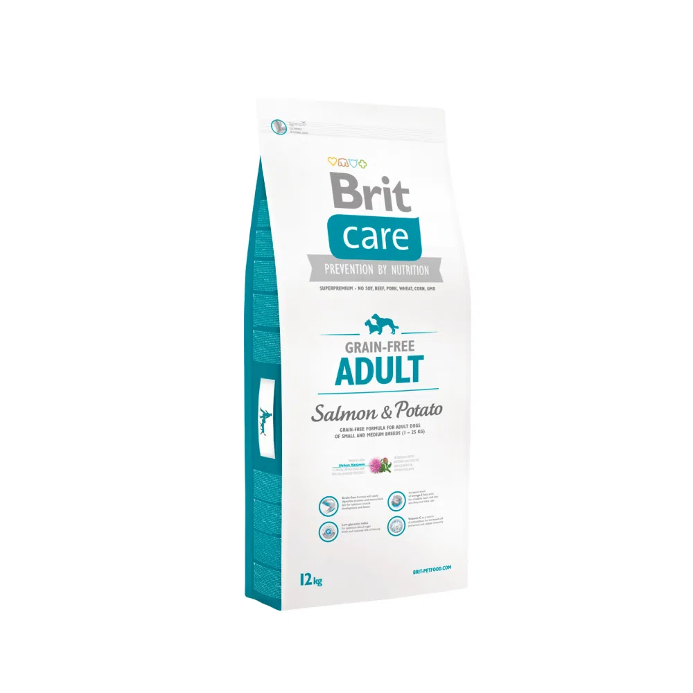Brit Care Grain-Free Adult Salmon y Potato saco x 12 kg