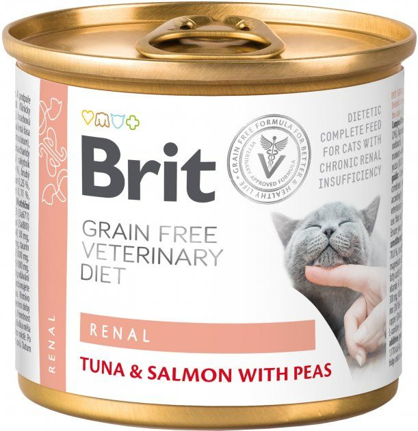 Brit Care Grain-Free CAT renal lata x 200 g