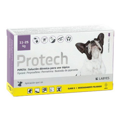 Protech perros pipeta 11-25 kg x unidad